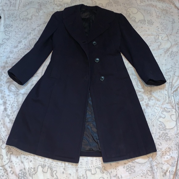 Vintage 1940s WAVES US Navy Overcoat WWII - Picture 3 of 14